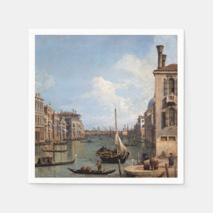 Canaletto View of the Grand Canal Napkins