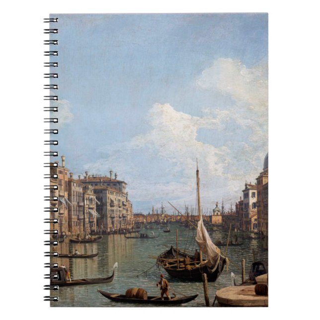 Canaletto View of the Grand Canal   Notebook (Front)