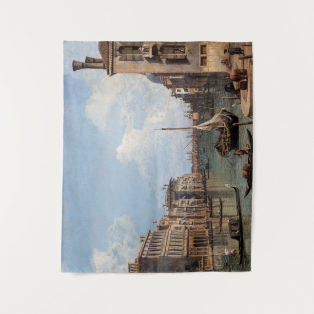 Canaletto View of the Grand Canal   Tapestry (Front)