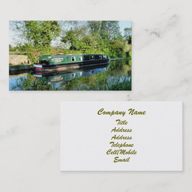 CANALS BUSINESS CARD (Front/Back)