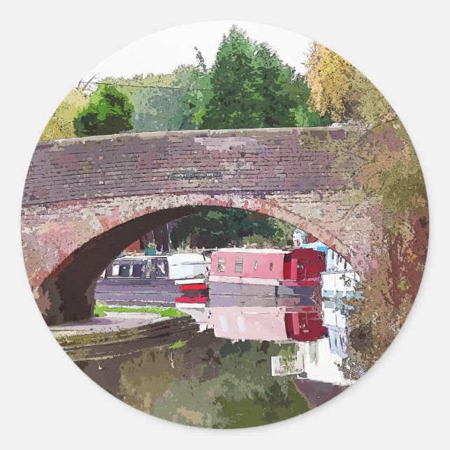 CANALS CLASSIC ROUND STICKER (Front)