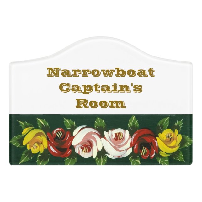 CANALS DOOR SIGN (Small Crest Front)