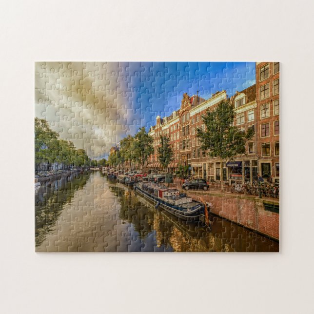 Canals of Amsterdam. Jigsaw Puzzle (Horizontal)