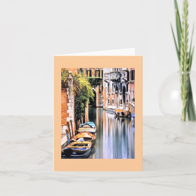 CANALS OF ITALY  NOTE CARDS (Front)