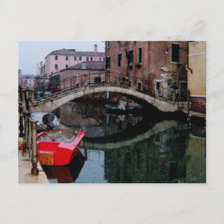 Canals of Venice II Postcard