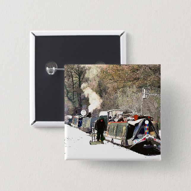 CANALS PINBACK BUTTON (Front & Back)