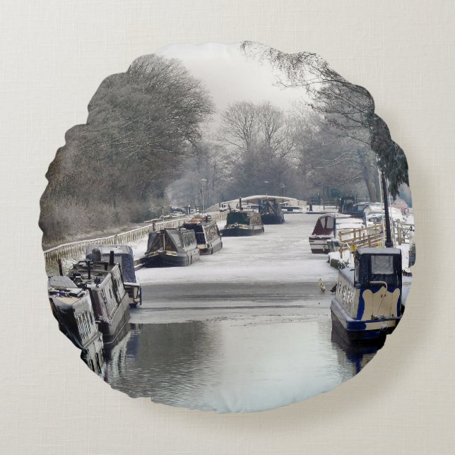 CANALS ROUND PILLOW (Front)