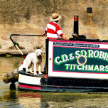 CANALS TEAPOT<br><div class="desc">Canal boats, known in the UK as narrowboats, were originally used to transport goods around the country. They are now used mainly for leisure and attract people from all over the world to enjoy our rural countryside. These boats look very pretty with their brightly colored cabins, traditionally blue, red or...</div>