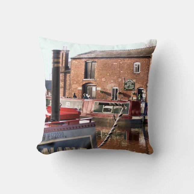 CANALS THROW PILLOW (Front)