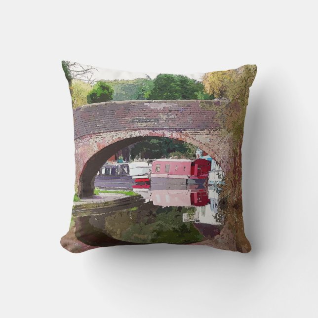 CANALS THROW PILLOW (Front)