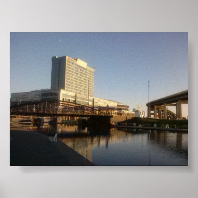 Canalside Reflections Poster (Front)