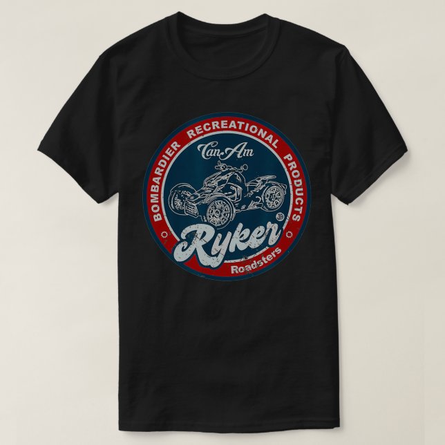 CanAm Ryker Retro  T-Shirt (Design Front)