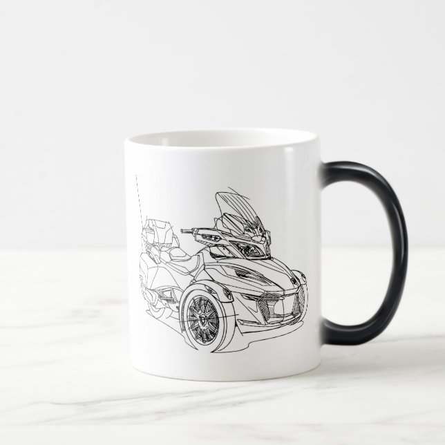 CanAm Spyder RT 2014 Color Morph Mug (Right)