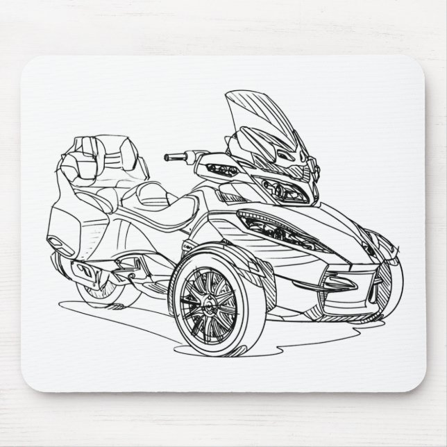 CanAm Spyder RTS 2013 Mouse Pad (Front)