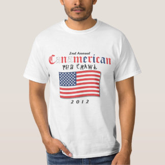 Canamerican Pub Crawl 2012 T-Shirt