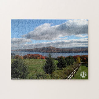 Canandaigua Lake in Autumn Jigsaw Puzzle