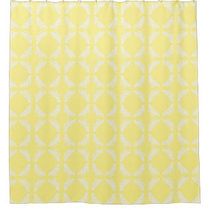 Canary Arts and Crafts Butterflies Shower Curtain