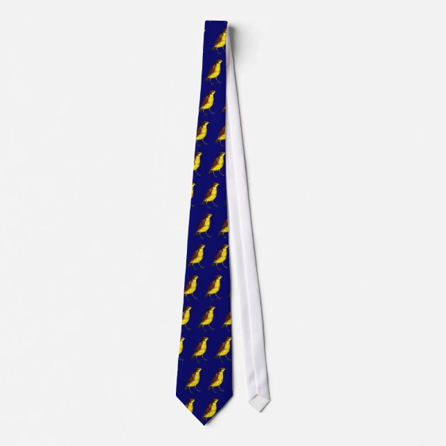 Canary Bird Neck Tie (Front)