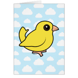 Domestic Canary Greeting Card