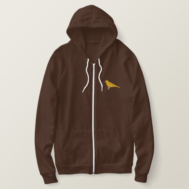 Canary Embroidered Hoodie (Design Front)