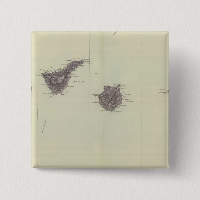 Canary Islands Button (Front)