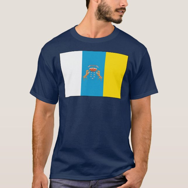 Canary Islands Flag T-shirt (Front)