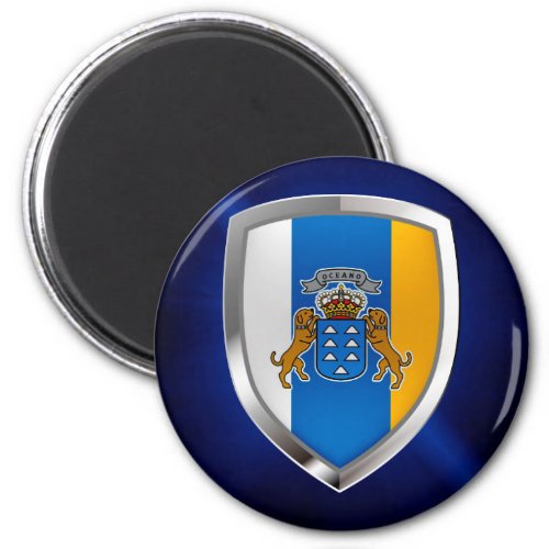 Canary Islands Mettalic Emblem Magnet