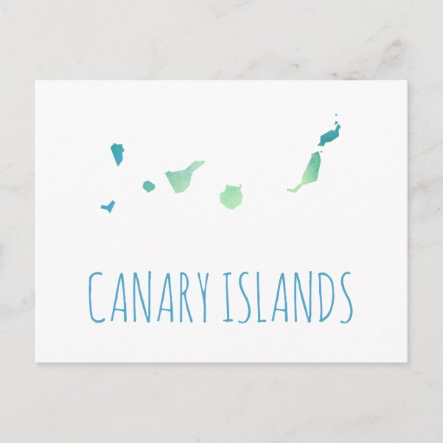 Canary Islands Postcard (Front)
