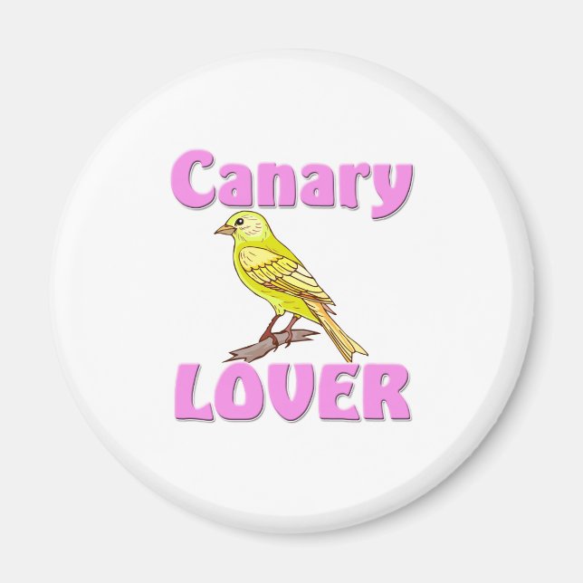 Canary Lover Magnet (Front)