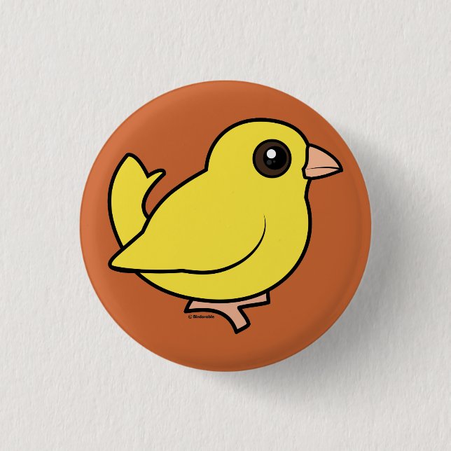 Canary Pinback Button (Front)