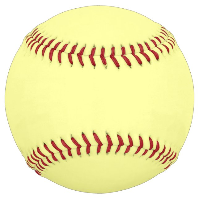 Canary (solid color)  softball (Front)