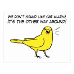 Canary VS Alarm Postcard