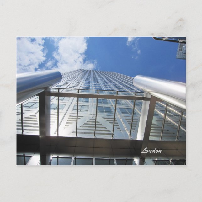 Canary Wharf 1 Canada Square skyscraper Postcard (Front)