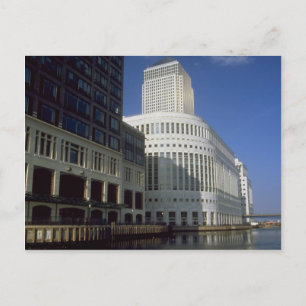 Canary Wharf building, London, England, U.K. Postcard