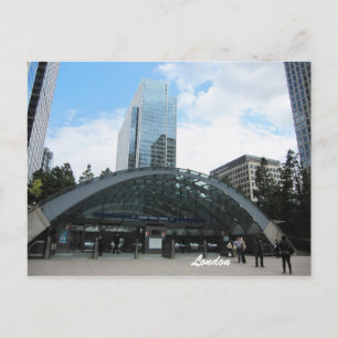 Canary Wharf, London Postcard