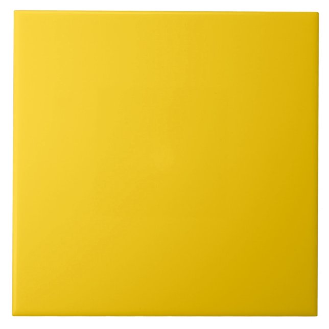 Canary Yellow Colour Ceramic Tile (Front)