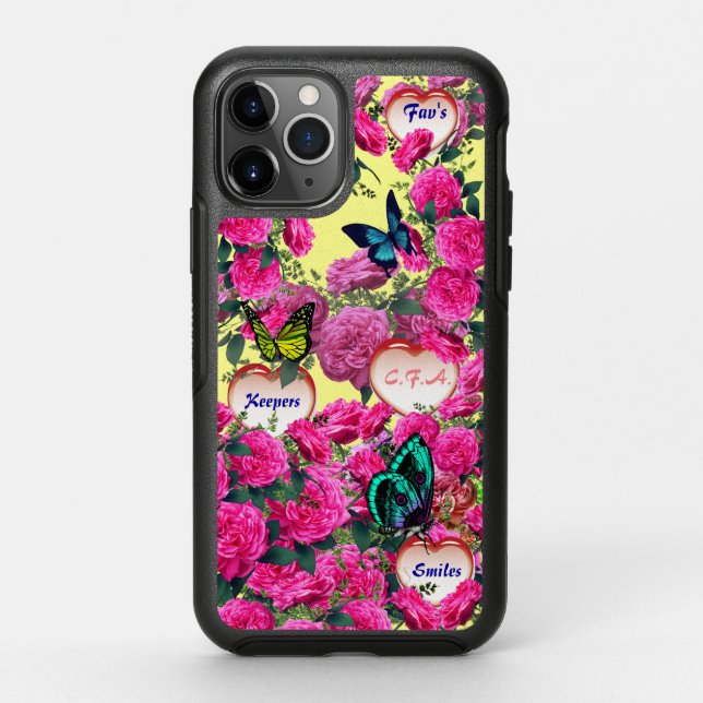 Canary Yellow Rose Otterbox iPhone Case (Back)