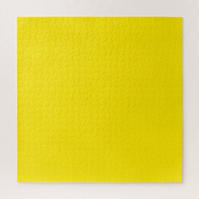 Canary Yellow Solid Color Jigsaw Puzzle (Vertical)
