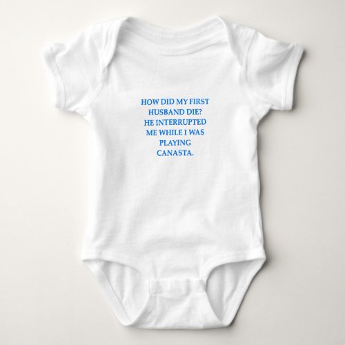 canasta baby bodysuit