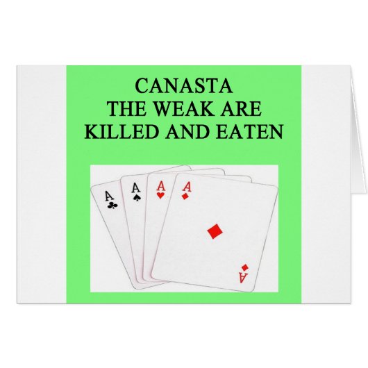 CANASTA CARDS (Front Horizontal)