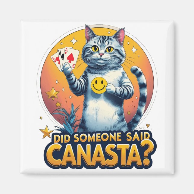 Canasta game  Card Strategy Magnet (Front)