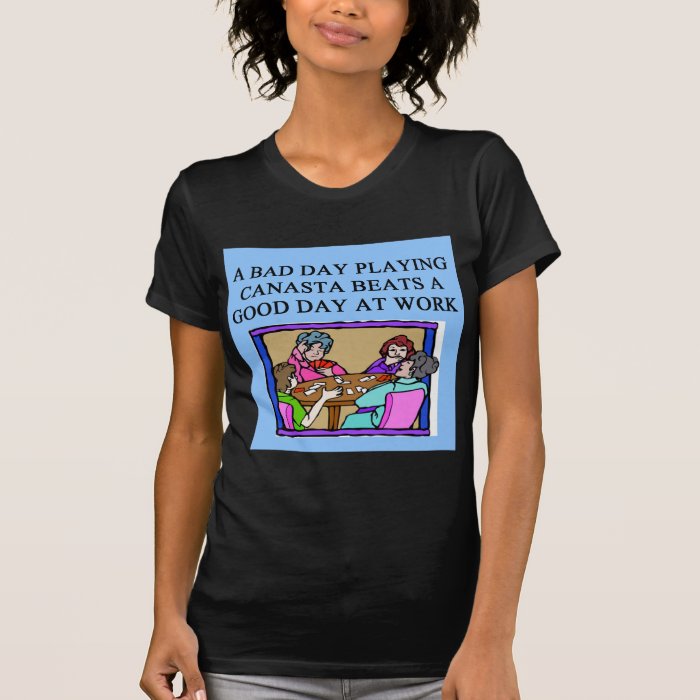 canasta game player shirts