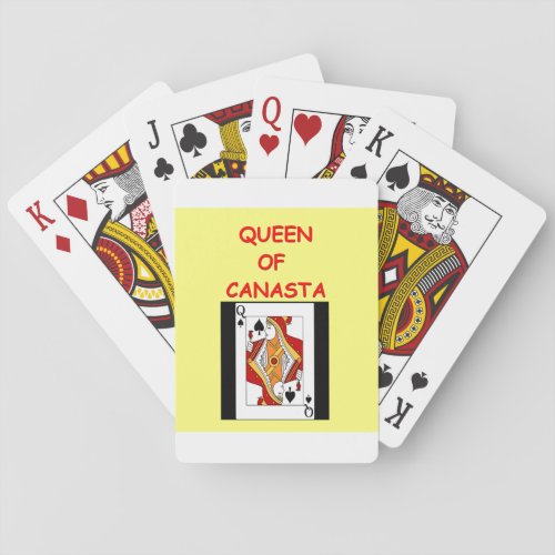 canasta joke 6 poker cards
