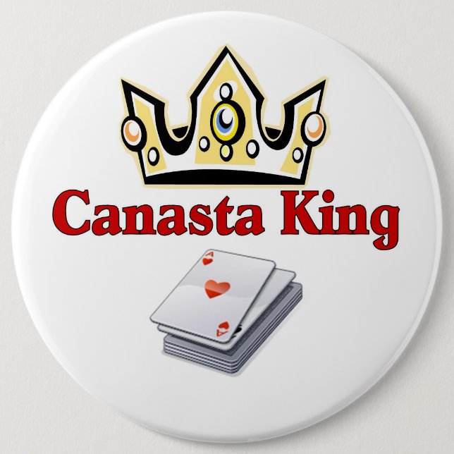 Canasta King Button (Front)