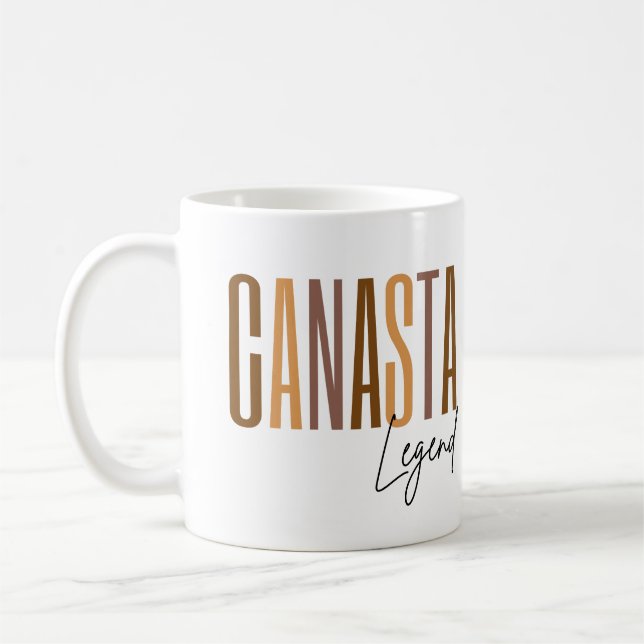 Canasta legend coffee mug (Left)