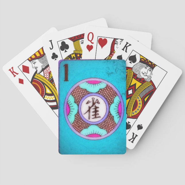 Canasta Meets Mah Jongg Poker Cards (Back)