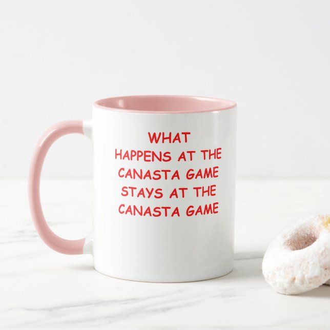 canasta mug (With Donut)