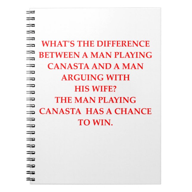 CANASTA NOTEBOOK (Front)