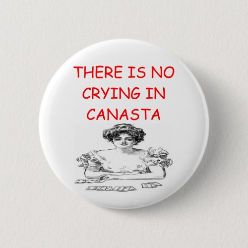 CANASTA PINBACK BUTTON