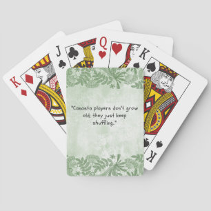 Canasta Players Saying Poker Cards
